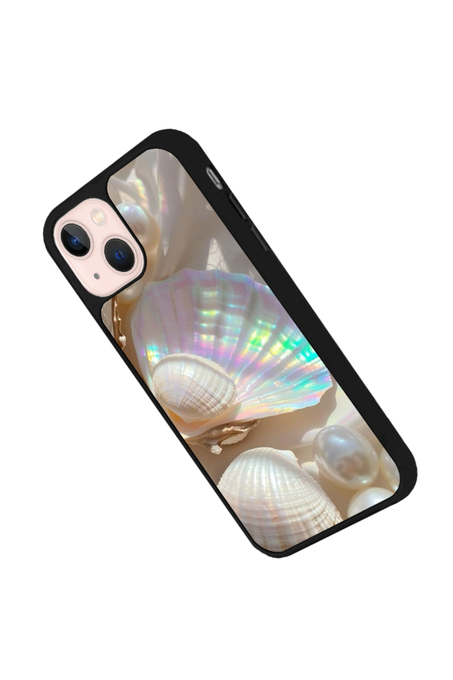 iPhone 15 Plus Uyumlu  İnci Tasarımlı Glossy Premium Kılıf