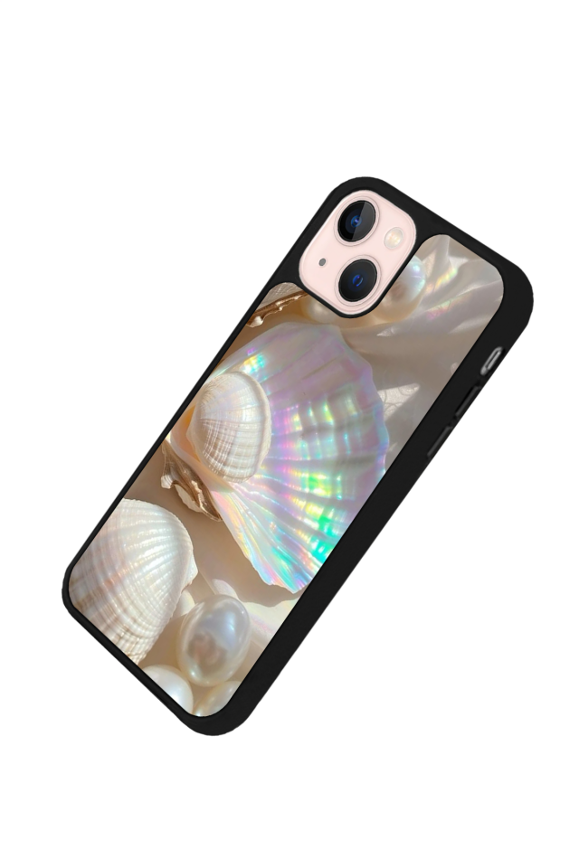 iPhone 15 Plus Uyumlu  İnci Tasarımlı Glossy Premium Kılıf