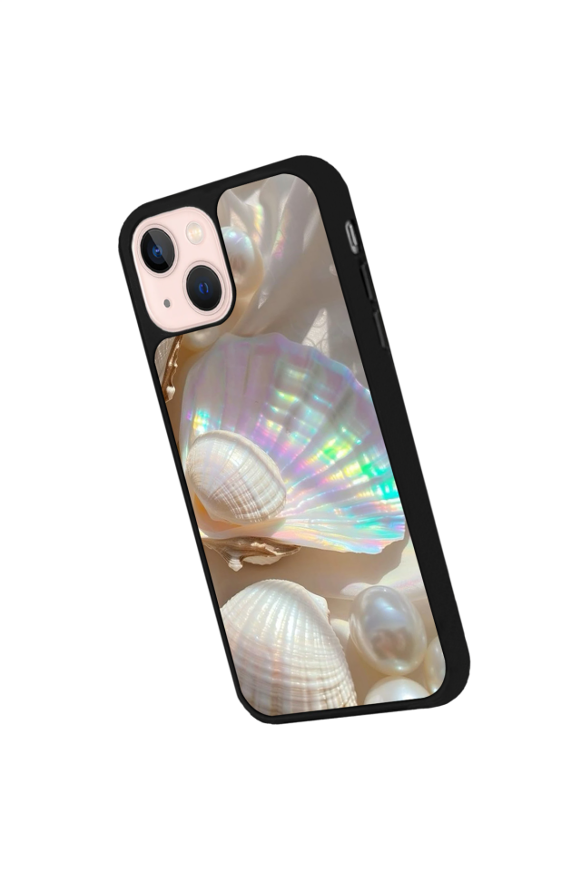 iPhone 15 Plus Uyumlu  İnci Tasarımlı Glossy Premium Kılıf