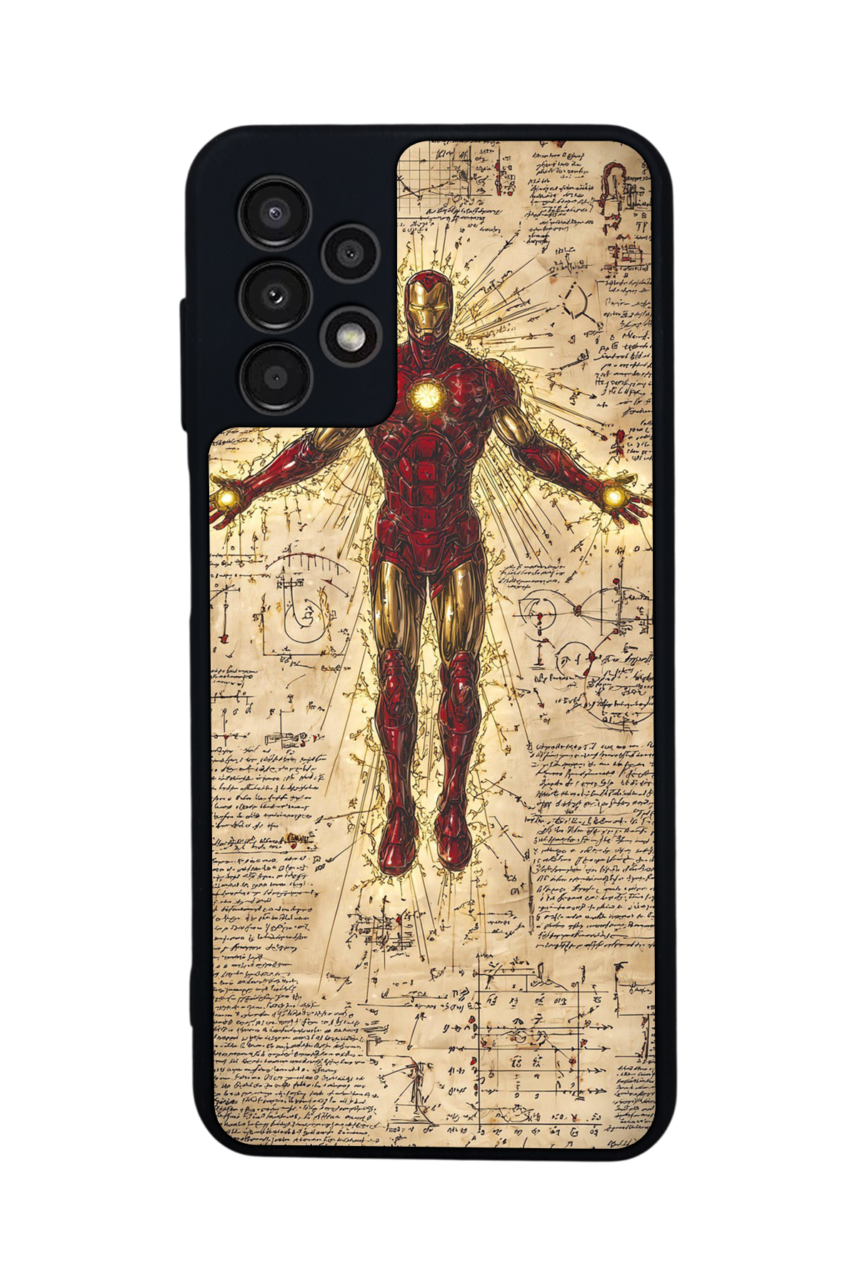 Samsung Galaxy A23 Uyumlu Iron Man ( Demir Adam ) Tasarımlı Glossy Premium Kılıf