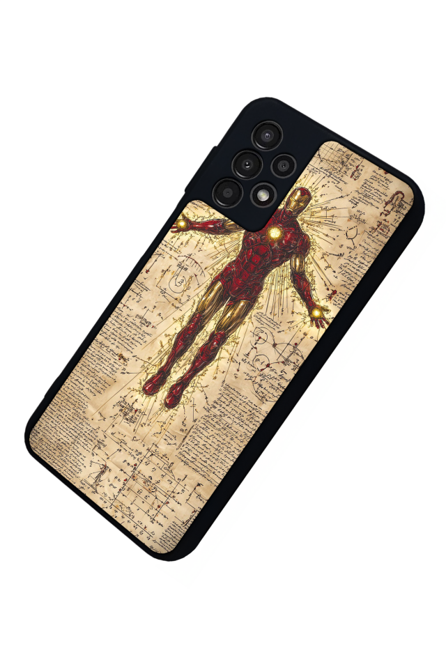 Samsung Galaxy A23 Uyumlu Iron Man ( Demir Adam ) Tasarımlı Glossy Premium Kılıf