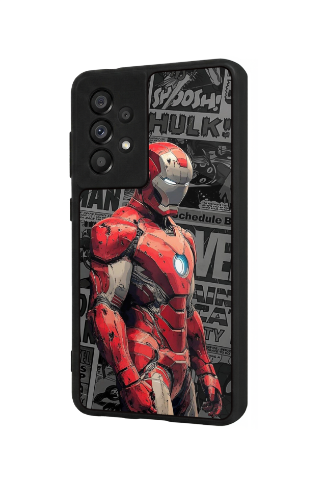 Samsung Galaxy A73 Uyumlu Iron Man ( Demir Adam ) Tasarımlı Glossy Premium Kılıf