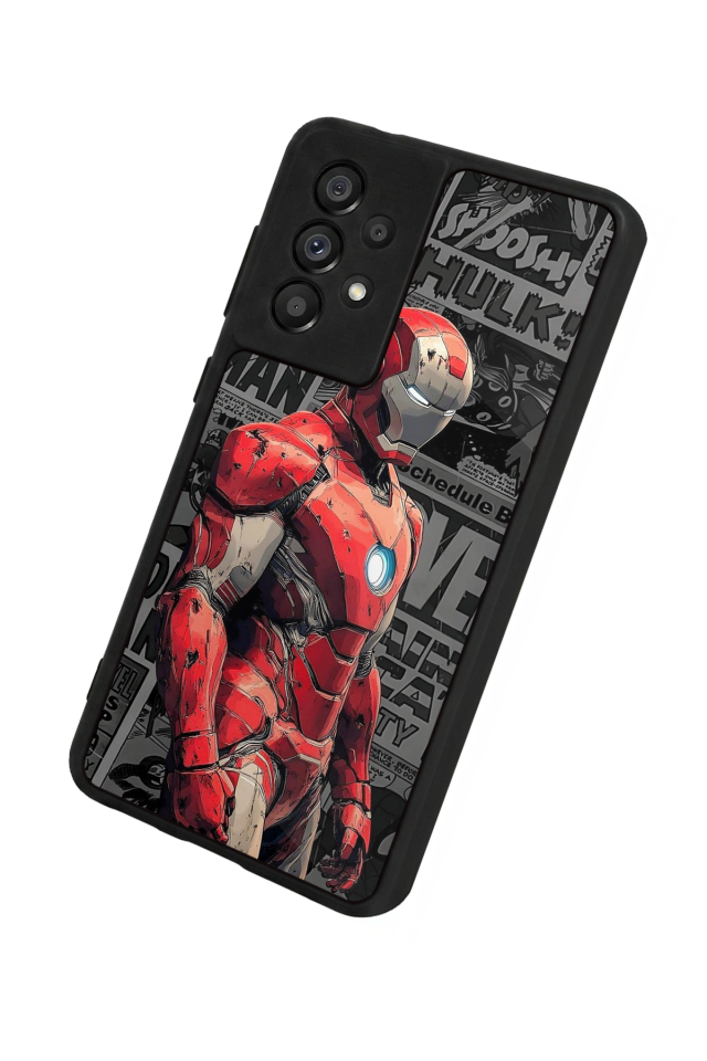 Samsung Galaxy A73 Uyumlu Iron Man ( Demir Adam ) Tasarımlı Glossy Premium Kılıf