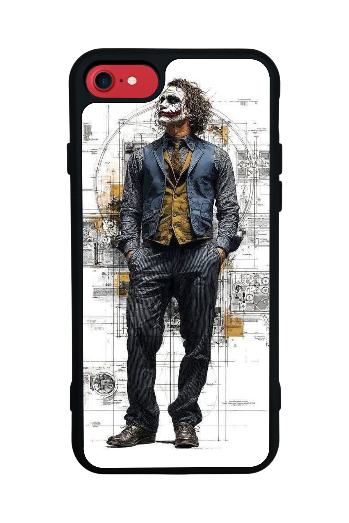 iPhone 8 Uyumlu Joker Tasarımlı Glossy Premium Kılıf