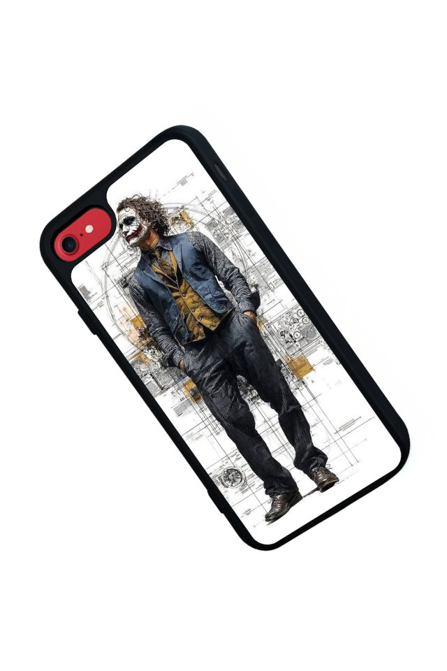 iPhone 8 Uyumlu Joker Tasarımlı Glossy Premium Kılıf