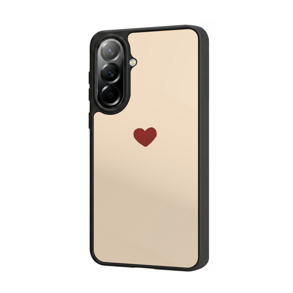 Samsung Galaxy A37 Uyumlu Kalp Love Tasarımlı Glossy Premium Kılıf