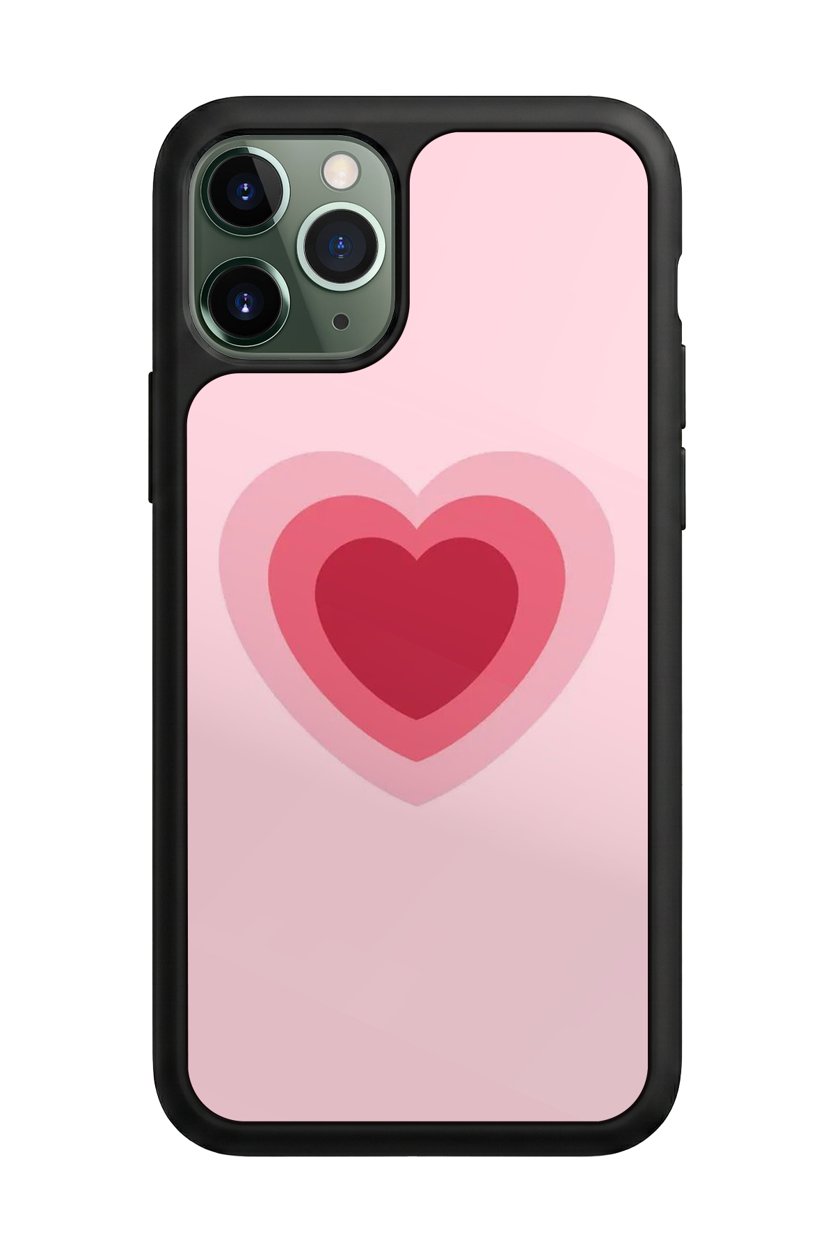 iPhone 11 Pro Max Uyumlu Kalp Love Tasarımlı Glossy Premium Kılıf