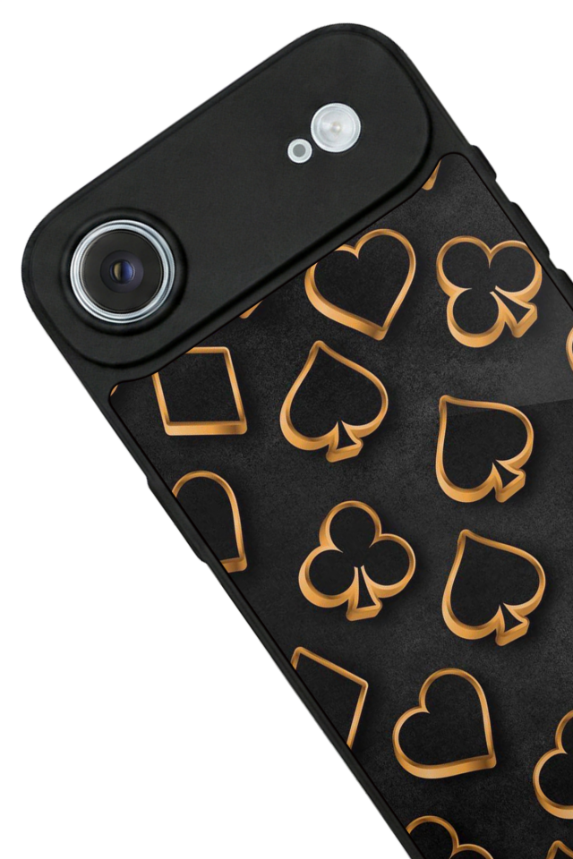 iPhone 17 Air Uyumlu Kart Tasarımlı Glossy Premium Kılıf