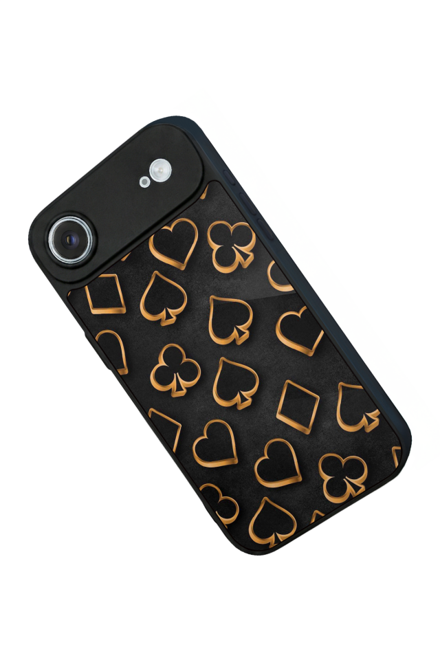 iPhone 17 Air Uyumlu Kart Tasarımlı Glossy Premium Kılıf