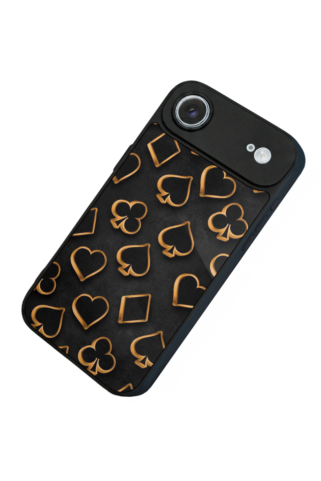 iPhone 17 Air Uyumlu Kart Tasarımlı Glossy Premium Kılıf