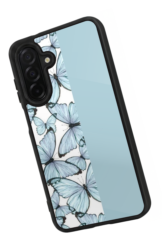 Samsung Galaxy A36 Uyumlu Kelebek Tasarımlı Glossy Premium Kılıf
