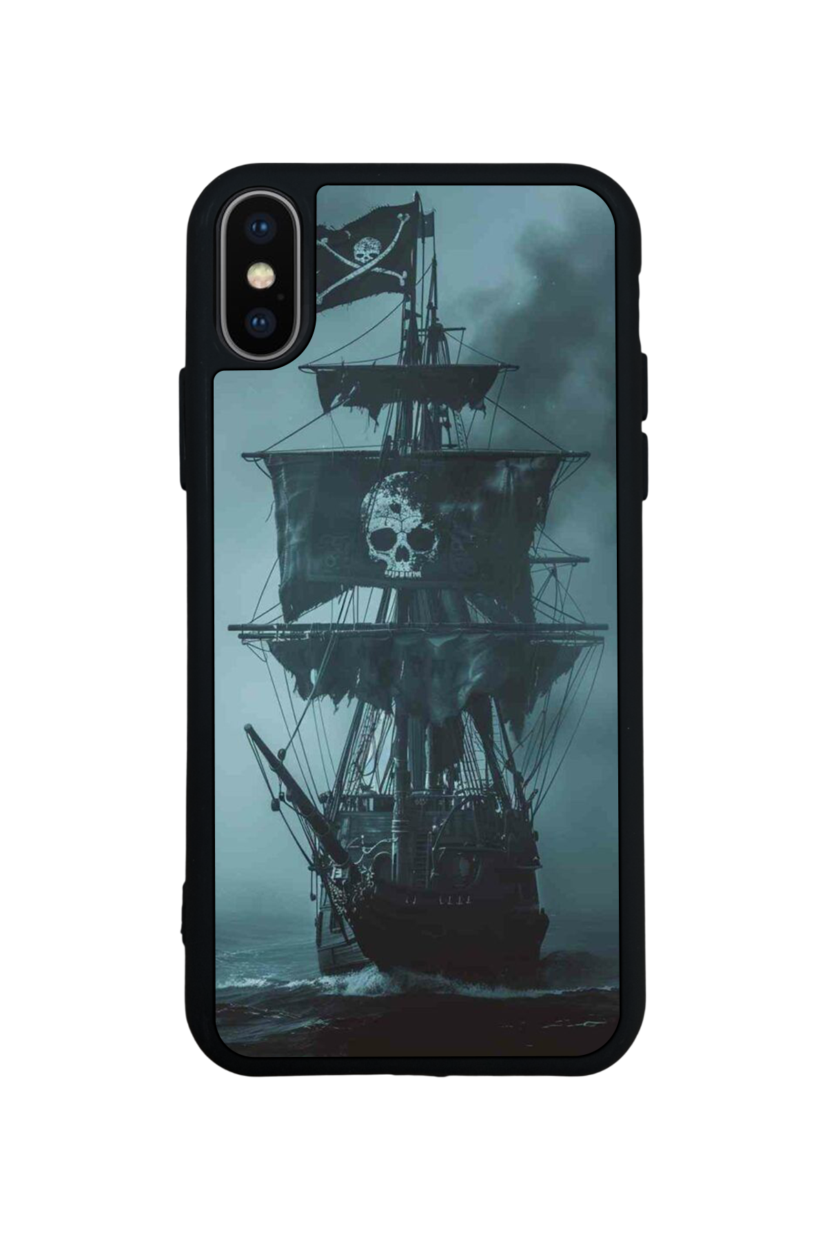 iPhone XS Max Uyumlu Korsan Tasarımlı Glossy Premium Kılıf
