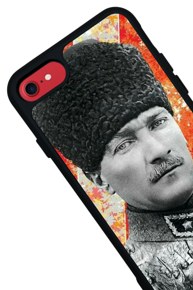 iPhone SE Uyumlu Mustafa Kemal Ataturk Tasarımlı Glossy Premium Kılıf
