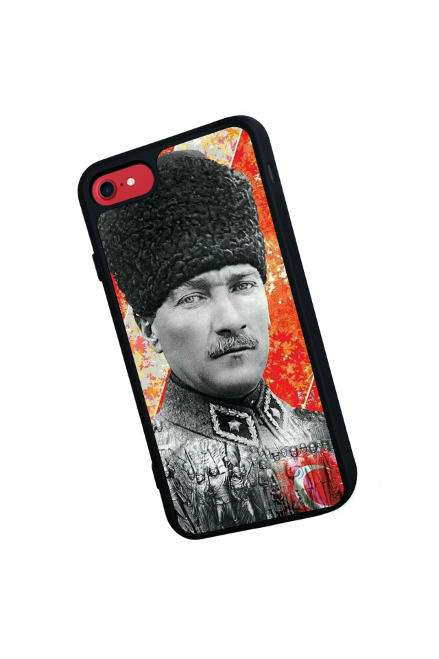 iPhone SE Uyumlu Mustafa Kemal Ataturk Tasarımlı Glossy Premium Kılıf