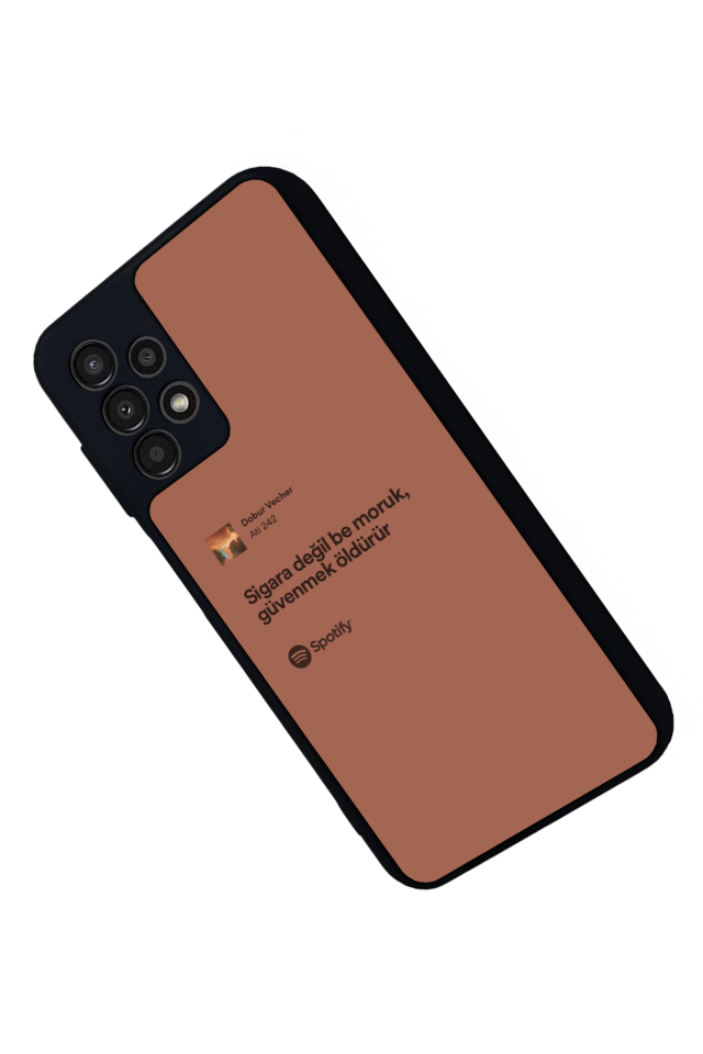 Samsung Galaxy A13 Uyumlu Sarki Sozleri Tasarımlı Glossy Premium Kılıf