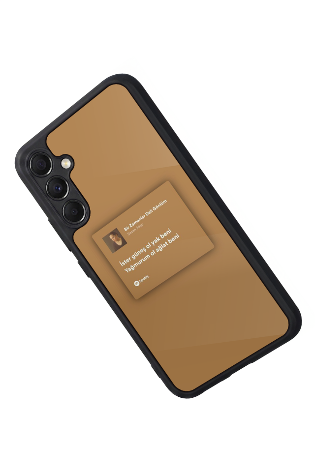 Samsung Galaxy M34 Uyumlu Sarki Sozleri Tasarımlı Glossy Premium Kılıf