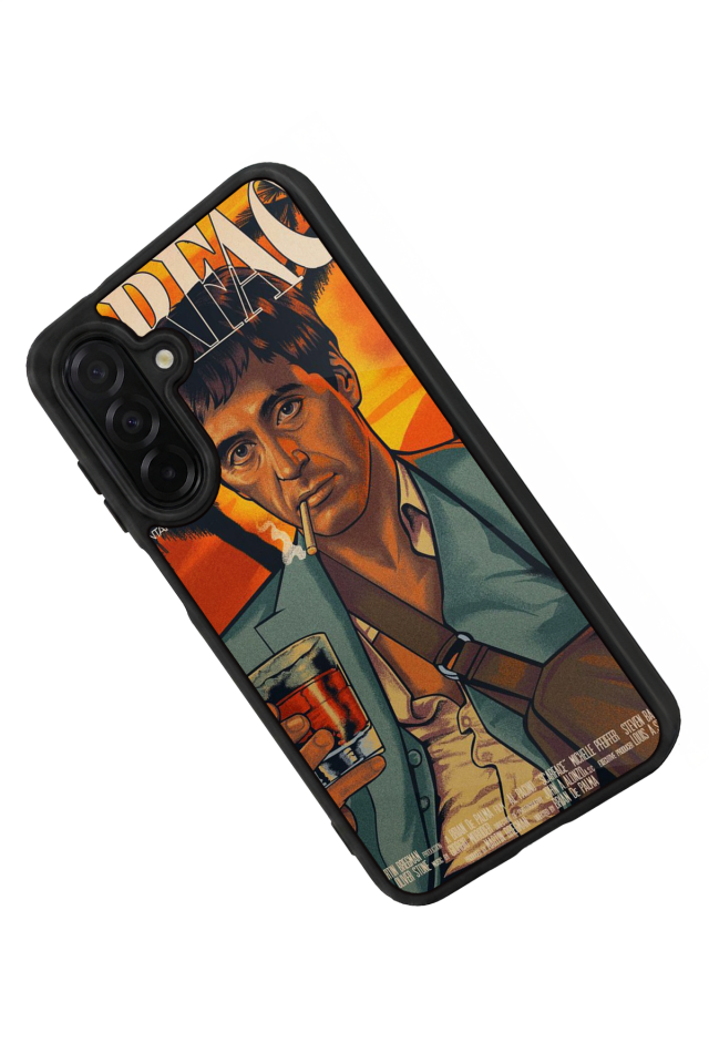 Samsung Galaxy A56 Uyumlu Scarface Tasarımlı Glossy Premium Kılıf