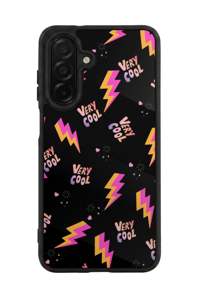 Samsung Galaxy A56 Uyumlu Simsek Tasarımlı Glossy Premium Kılıf