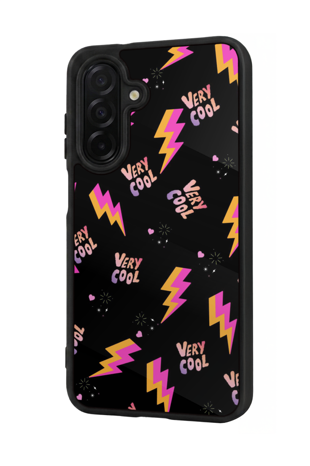 Samsung Galaxy A56 Uyumlu Simsek Tasarımlı Glossy Premium Kılıf