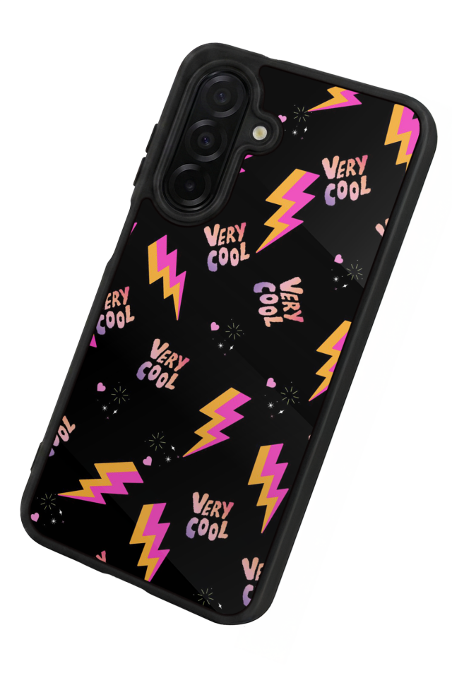 Samsung Galaxy A56 Uyumlu Simsek Tasarımlı Glossy Premium Kılıf