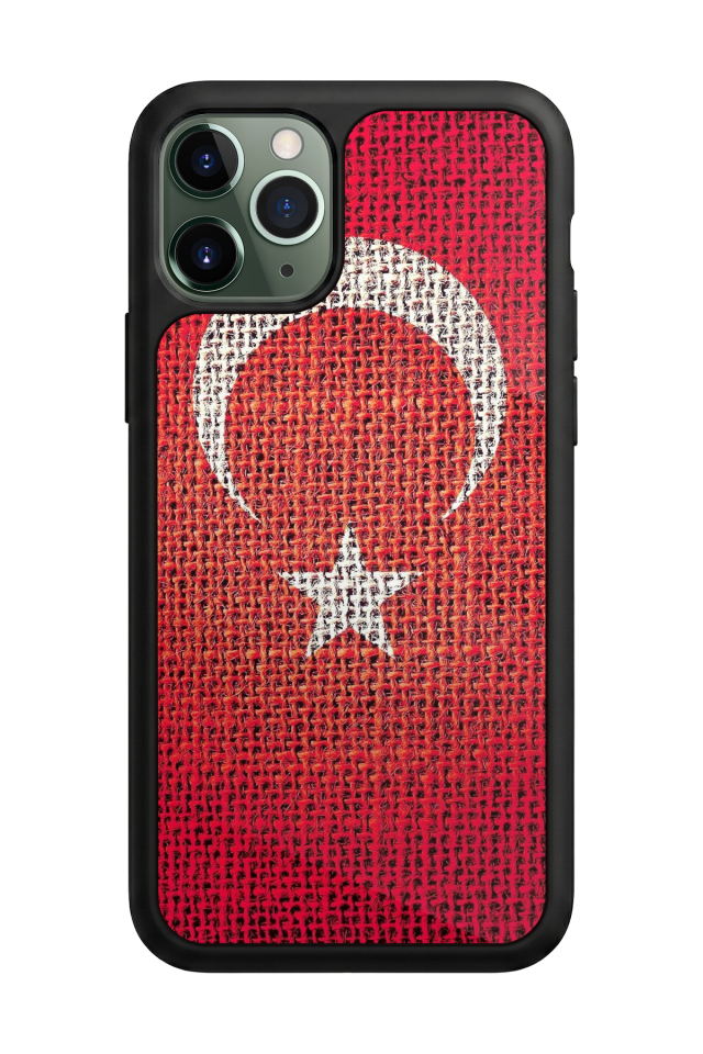 iPhone 11 Pro Uyumlu Türk Bayragi Tasarımlı Glossy Premium Kılıf