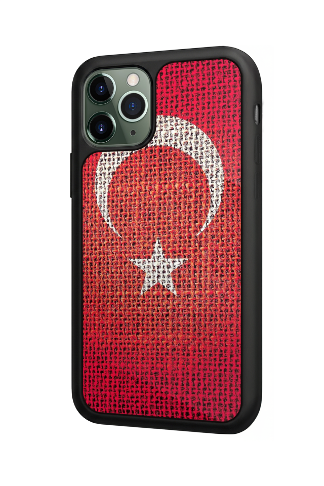 iPhone 11 Pro Uyumlu Türk Bayragi Tasarımlı Glossy Premium Kılıf