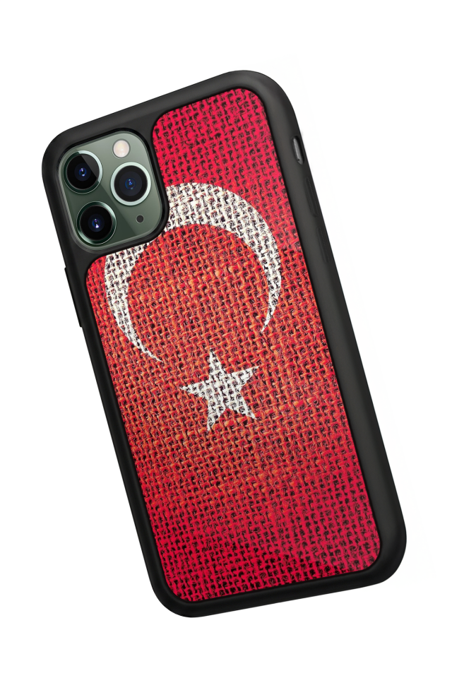 iPhone 11 Pro Uyumlu Türk Bayragi Tasarımlı Glossy Premium Kılıf