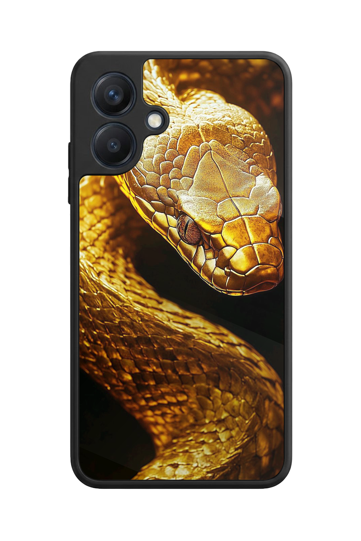 Samsung Galaxy A07 Uyumlu Yılan Tasarımlı Glossy Premium Kılıf