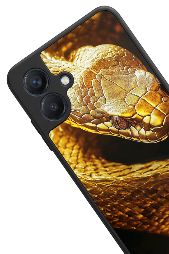 Samsung Galaxy A07 Uyumlu Yılan Tasarımlı Glossy Premium Kılıf