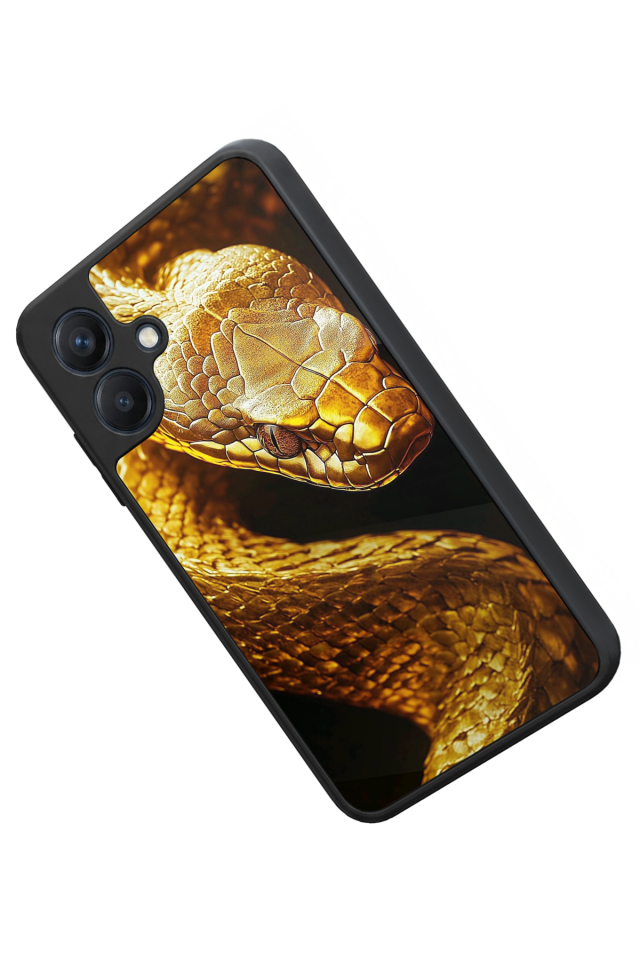 Samsung Galaxy A07 Uyumlu Yılan Tasarımlı Glossy Premium Kılıf