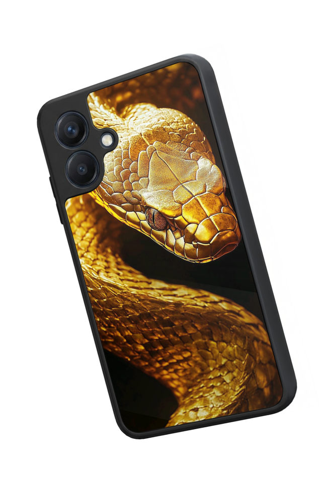 Samsung Galaxy A07 Uyumlu Yılan Tasarımlı Glossy Premium Kılıf