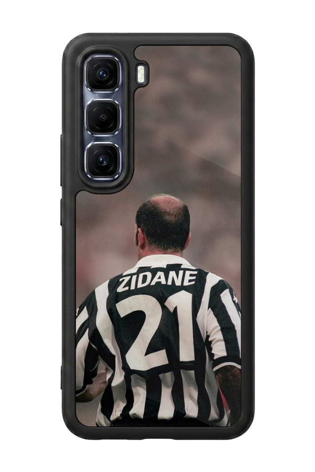 Infinix Hot 60 Pro Plus Uyumlu Zidane Tasarımlı Glossy Premium Kılıf