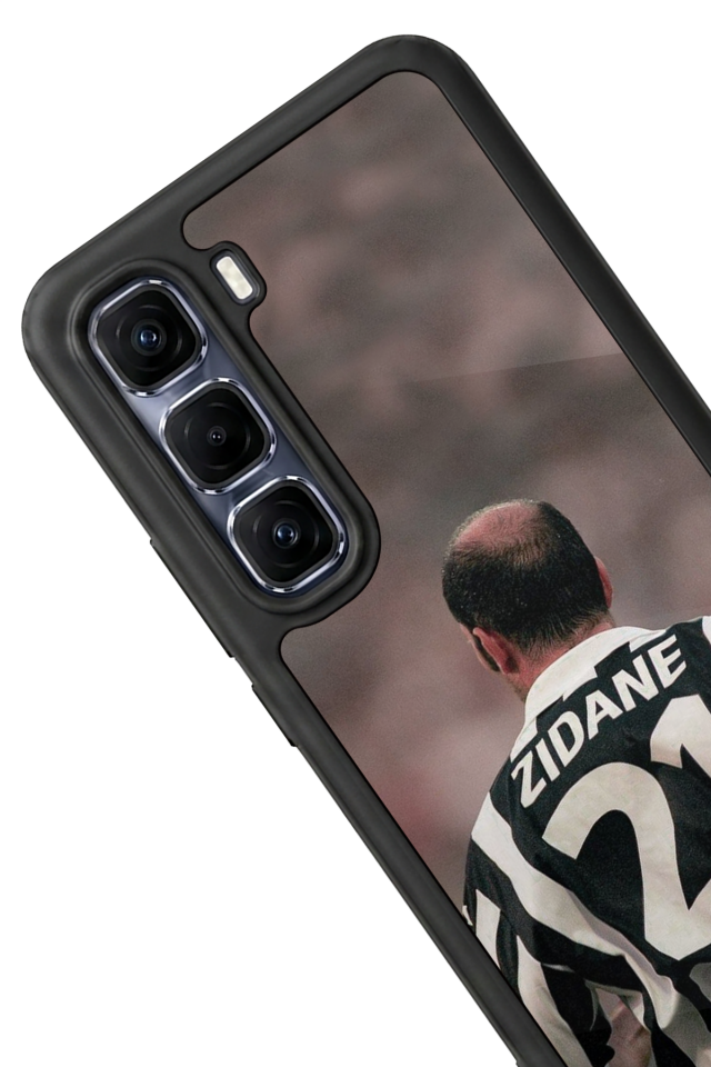 Infinix Hot 60 Pro Plus Uyumlu Zidane Tasarımlı Glossy Premium Kılıf