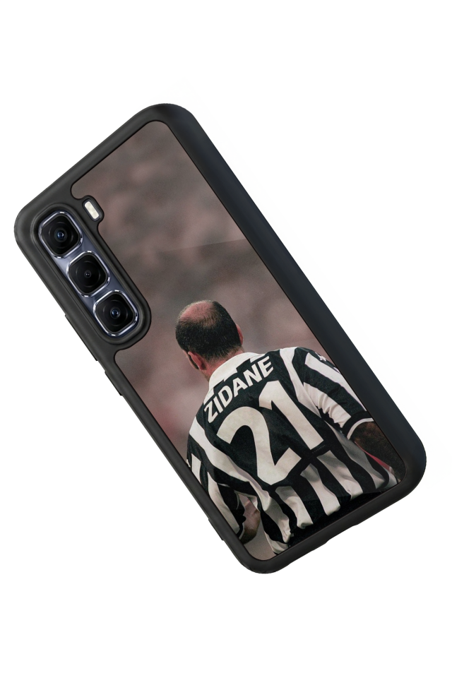 Infinix Hot 60 Pro Plus Uyumlu Zidane Tasarımlı Glossy Premium Kılıf