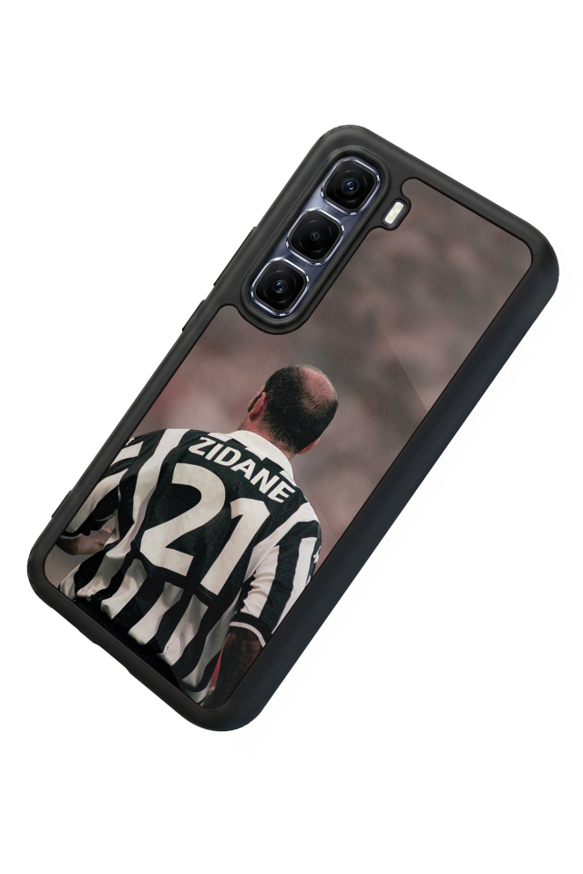 Infinix Hot 60 Pro Plus Uyumlu Zidane Tasarımlı Glossy Premium Kılıf