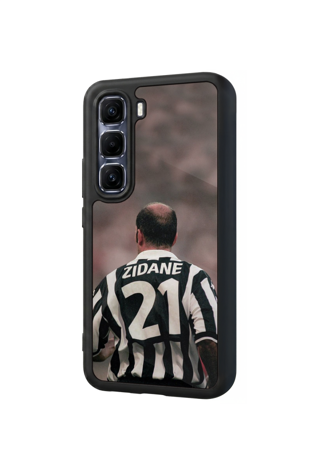 Infinix Hot 60 Pro Plus Uyumlu Zidane Tasarımlı Glossy Premium Kılıf