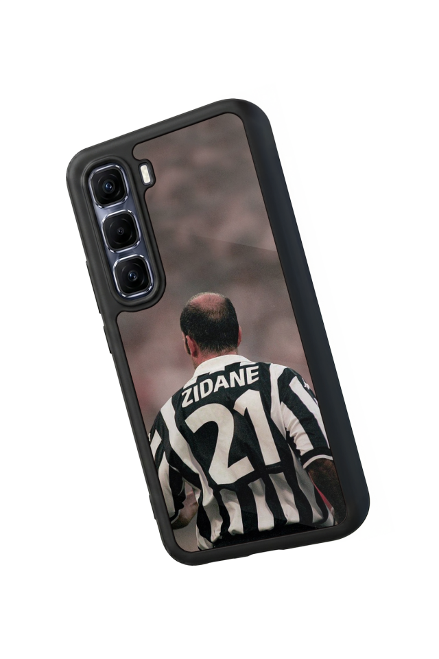 Infinix Hot 60 Pro Plus Uyumlu Zidane Tasarımlı Glossy Premium Kılıf