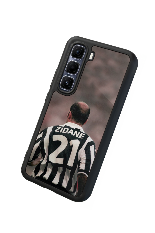 Infinix Hot 60 Pro Plus Uyumlu Zidane Tasarımlı Glossy Premium Kılıf