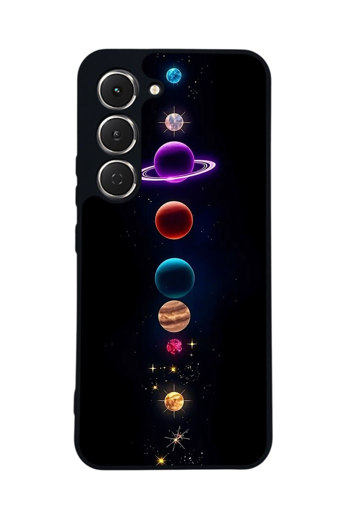 Tecno Spark 40 Pro Uyumlu Uzay Tasarımlı Glossy Premium Kılıf