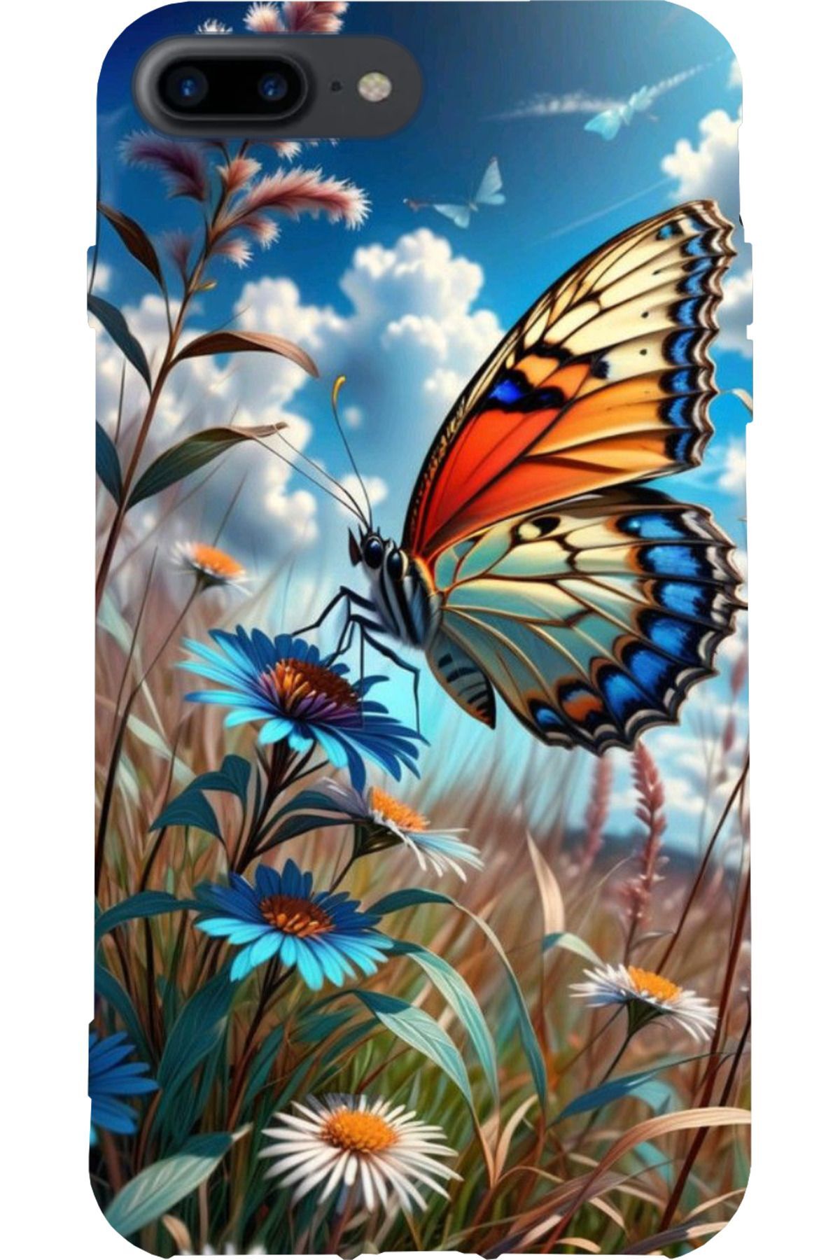 Apple iPhone 7 Plus Siyah Silikon Kılıf Çiziklere ve Darbelere Karşı Koruma