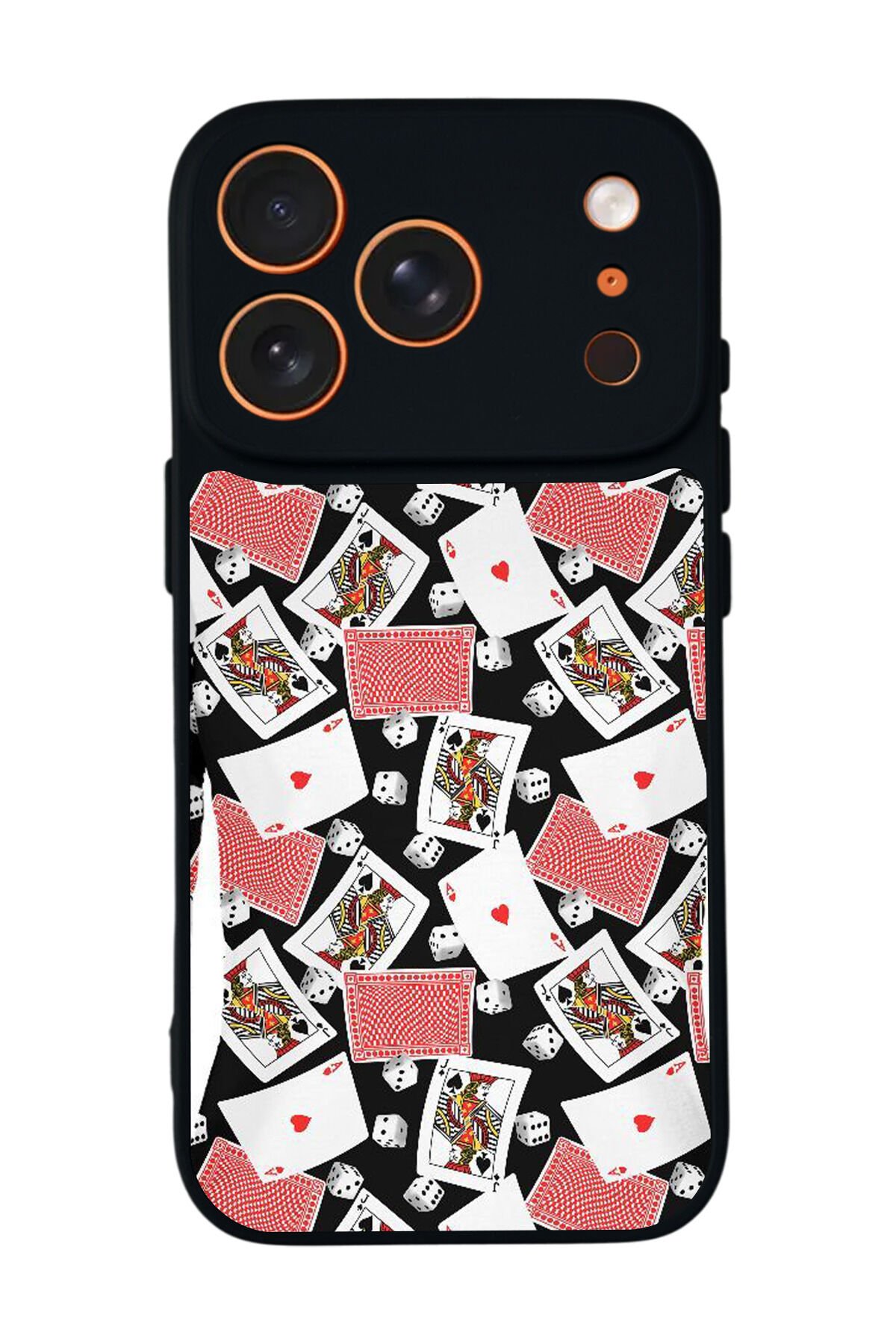 iPhone 17 Pro Max Uyumlu Kart Tasarımlı Glossy Premium Kılıf