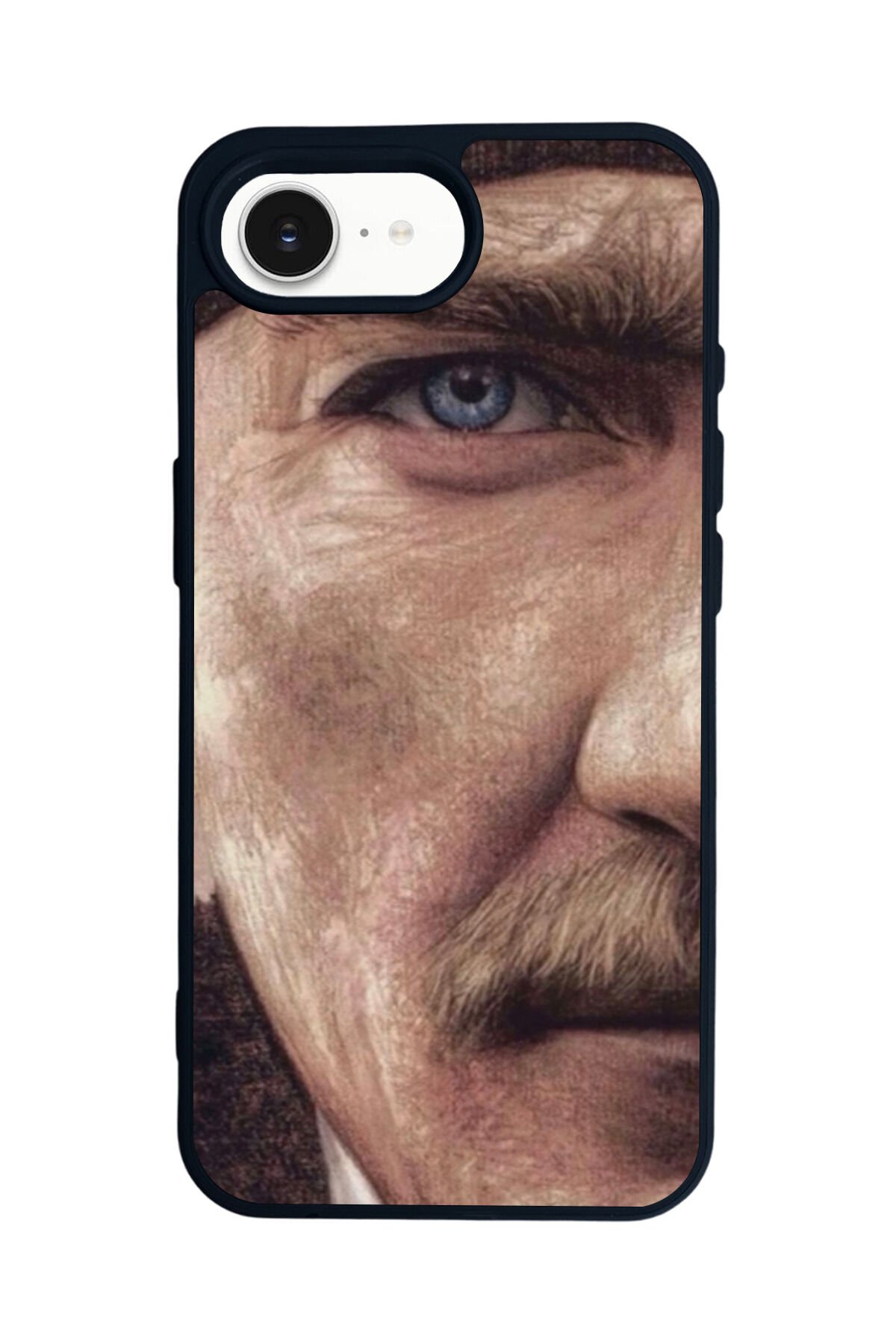 iPhone 16E Uyumlu Mustafa Kemal Ataturk Tasarımlı Glossy Premium Kılıf