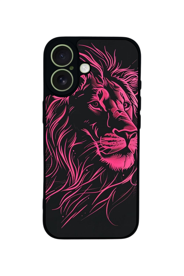 iPhone 17 Uyumlu Aslan Tasarımlı Glossy Premium Kılıf