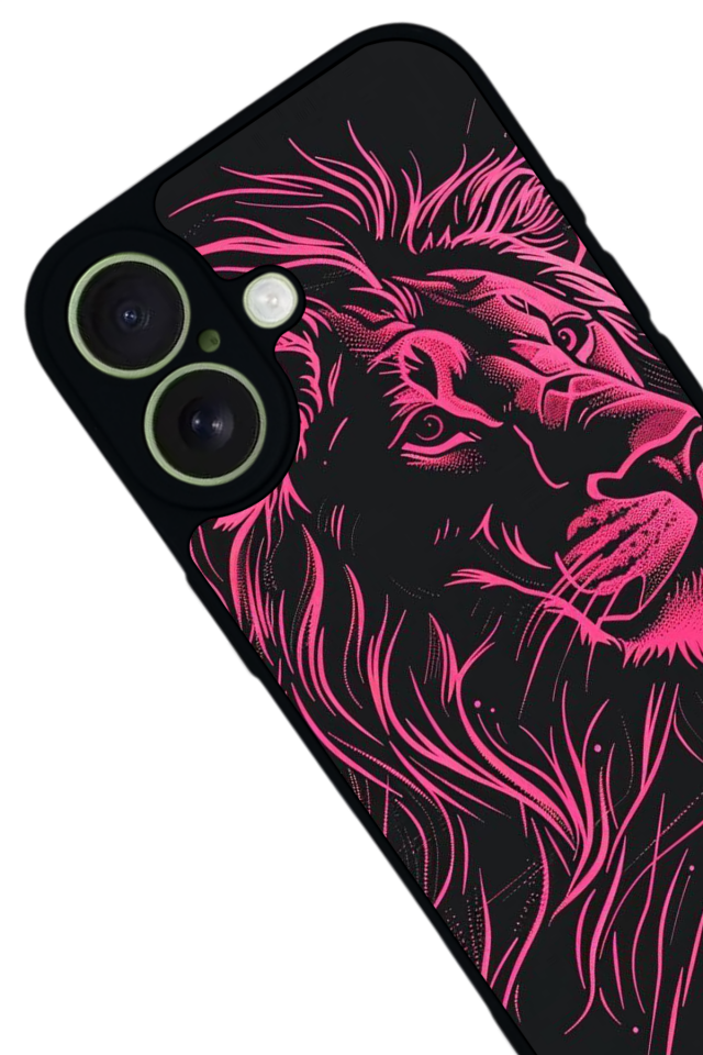 iPhone 17 Uyumlu Aslan Tasarımlı Glossy Premium Kılıf