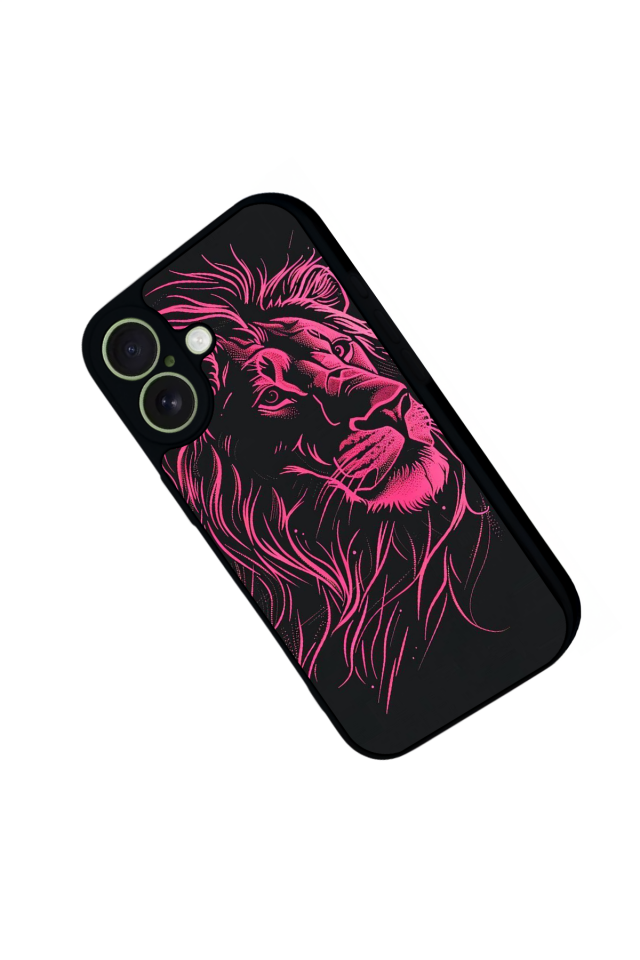iPhone 17 Uyumlu Aslan Tasarımlı Glossy Premium Kılıf