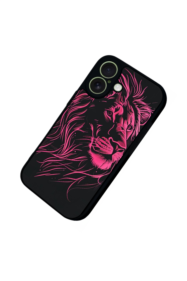 iPhone 17 Uyumlu Aslan Tasarımlı Glossy Premium Kılıf