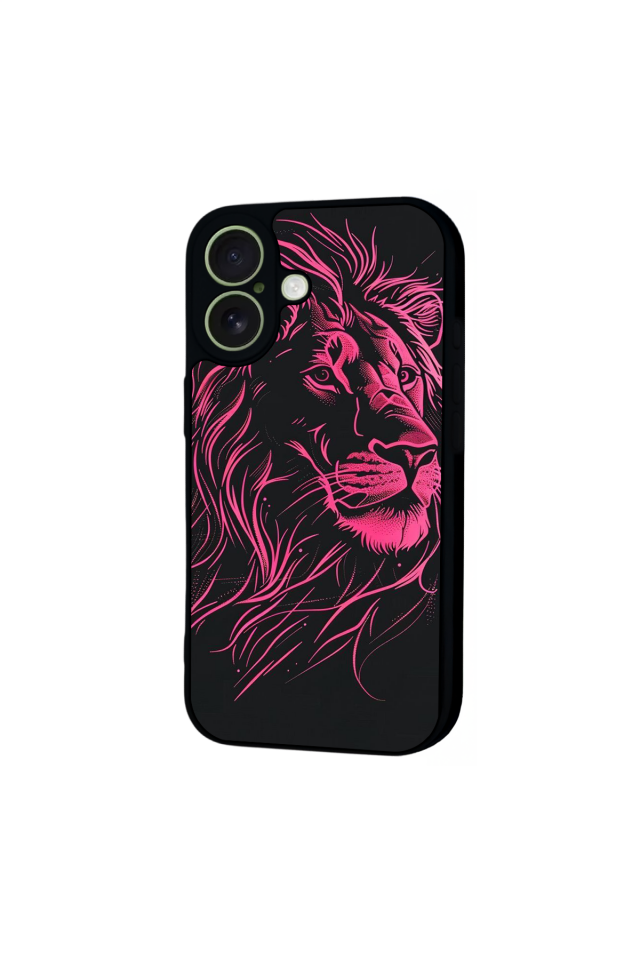 iPhone 17 Uyumlu Aslan Tasarımlı Glossy Premium Kılıf