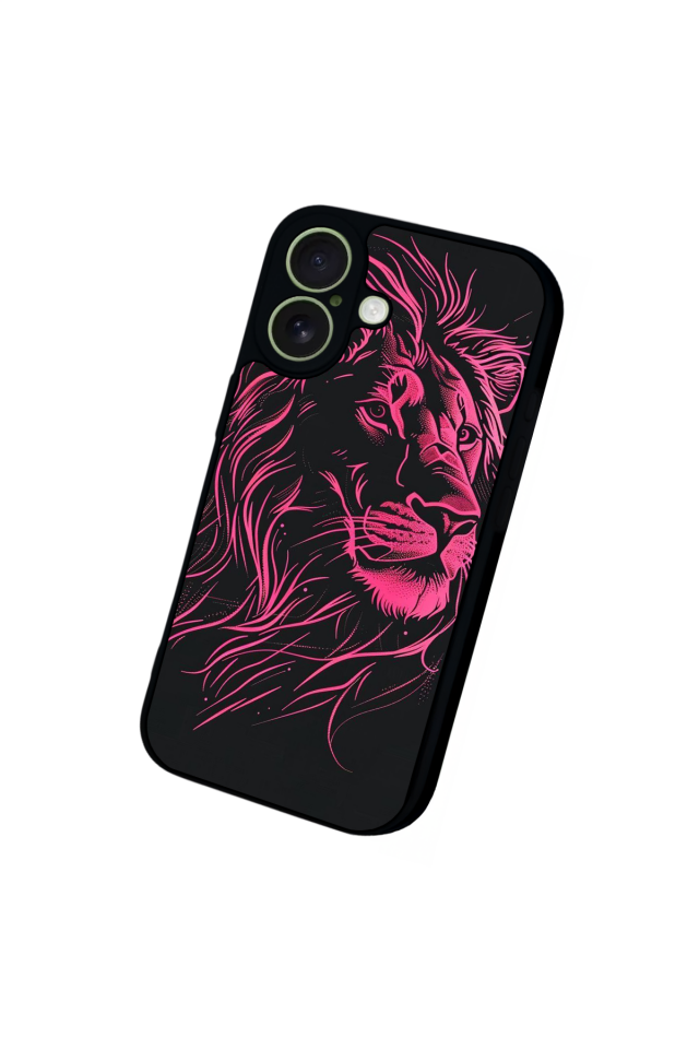 iPhone 17 Uyumlu Aslan Tasarımlı Glossy Premium Kılıf