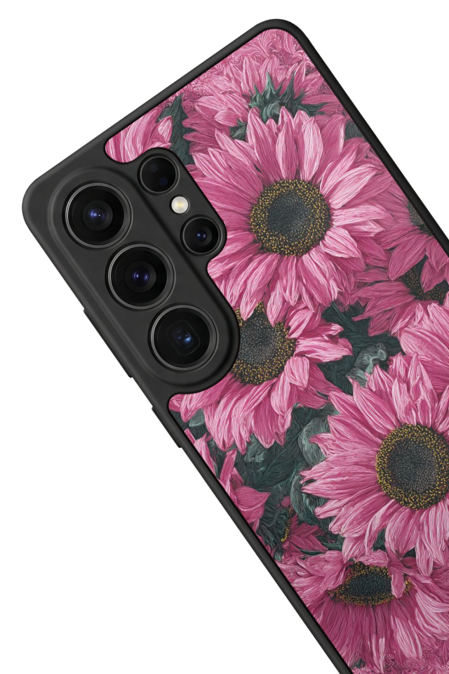 Samsung Galaxy S26 Ultra Uyumlu Cicek Tasarımlı Glossy Premium Kılıf