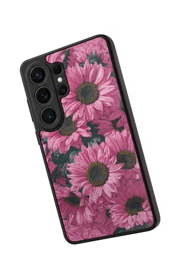 Samsung Galaxy S26 Ultra Uyumlu Cicek Tasarımlı Glossy Premium Kılıf